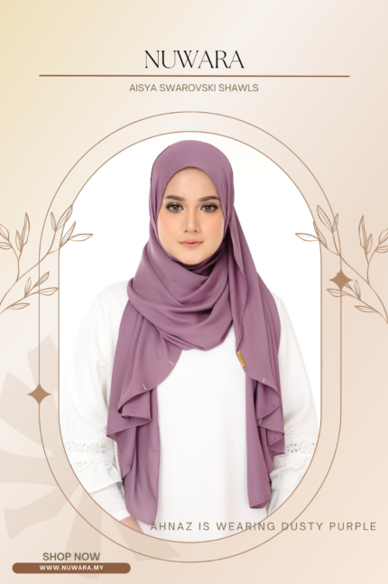 Aisya - Satin Crepe Shawls