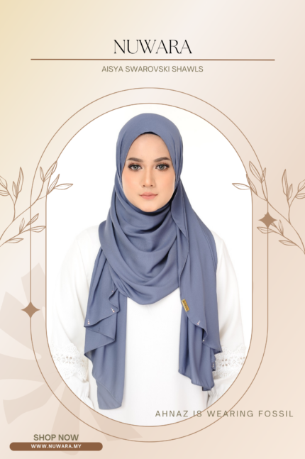 Aisya - Satin Crepe Shawls
