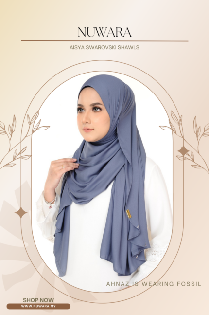 Aisya - Satin Crepe Shawls