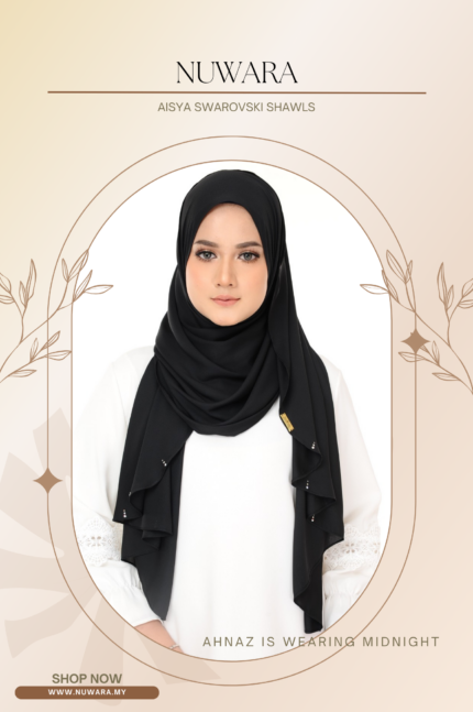 Aisya - Satin Crepe Shawls