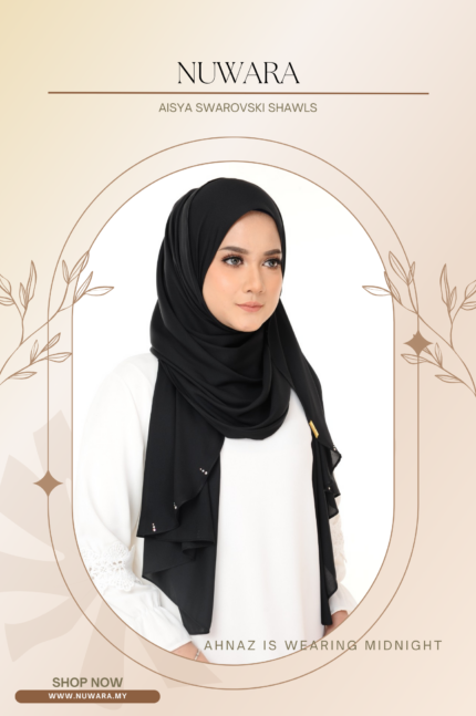 Aisya - Satin Crepe Shawls