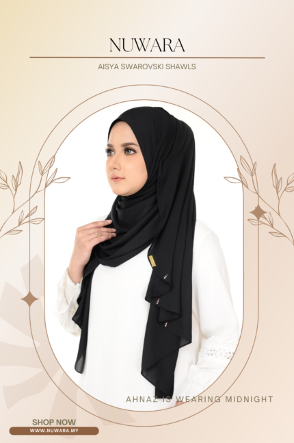 Aisya - Satin Crepe Shawls