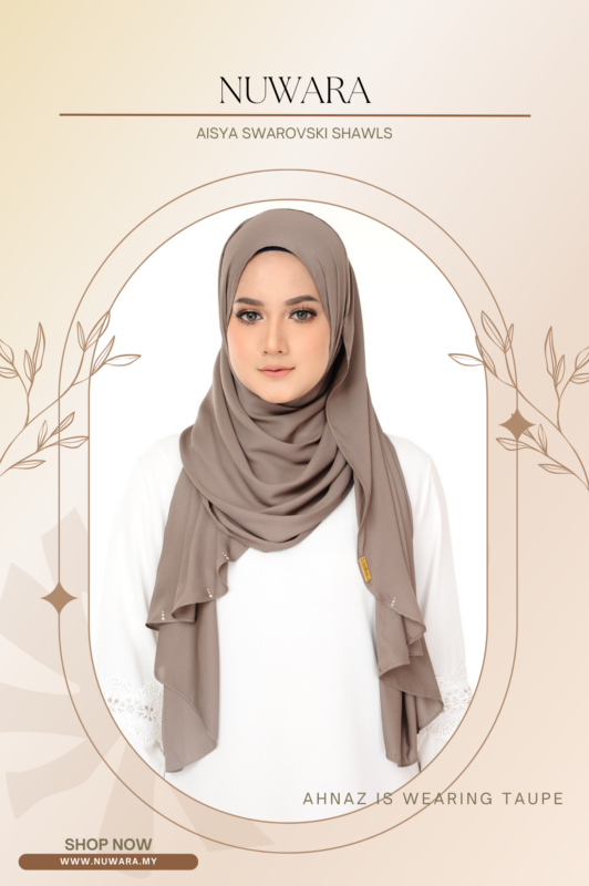 Aisya - Satin Crepe Shawls