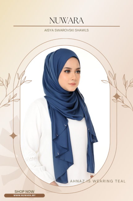 Aisya - Satin Crepe Shawls
