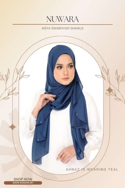 Aisya - Satin Crepe Shawls