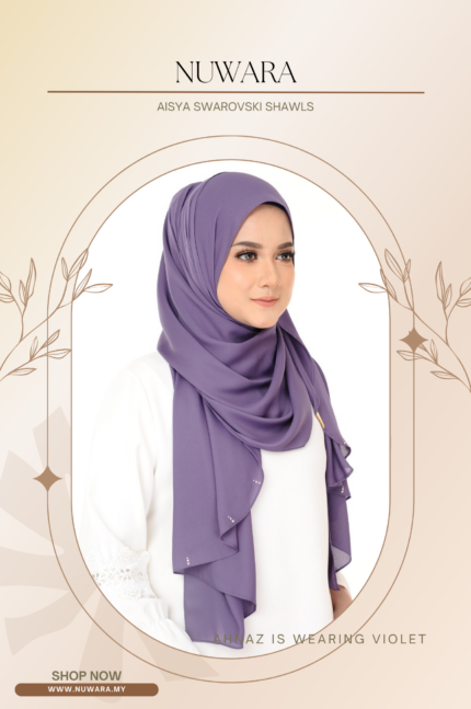 Aisya - Satin Crepe Shawls