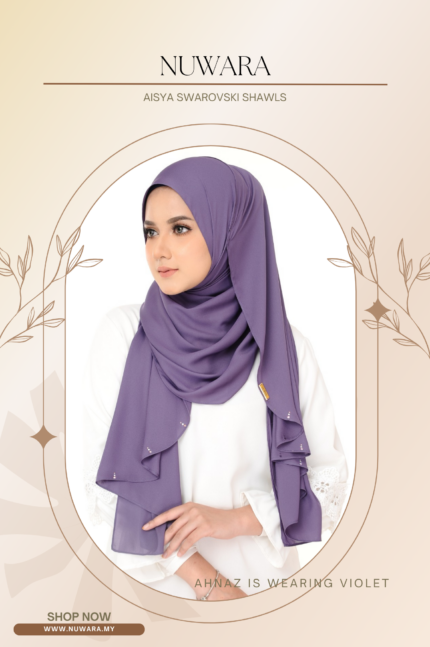Aisya - Satin Crepe Shawls